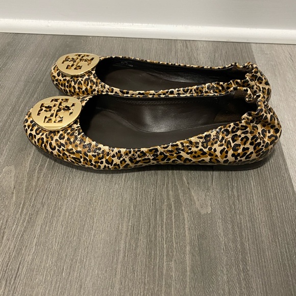 Tory Burch Leaopard Reva Flats - Picture 2 of 3